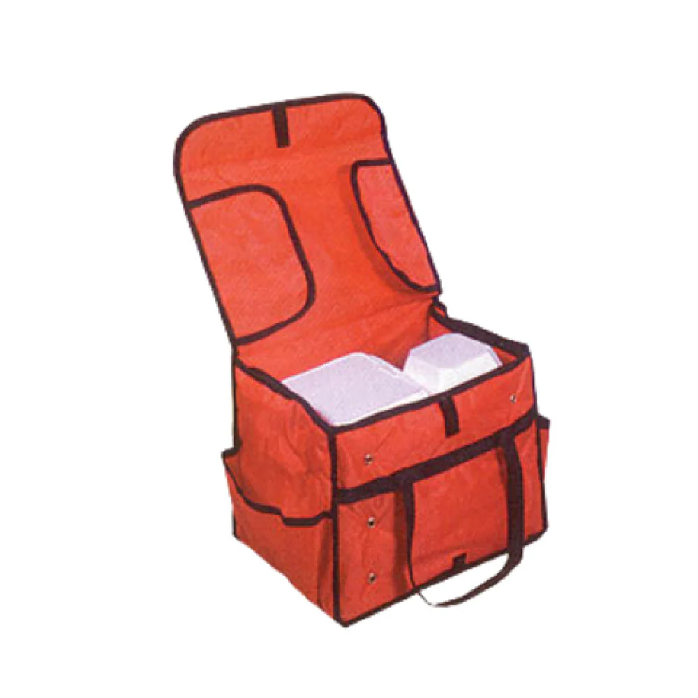 American Metalcraft PBSB1512 15 Inch Deluxe Sandwich Delivery Bag Nylon Red