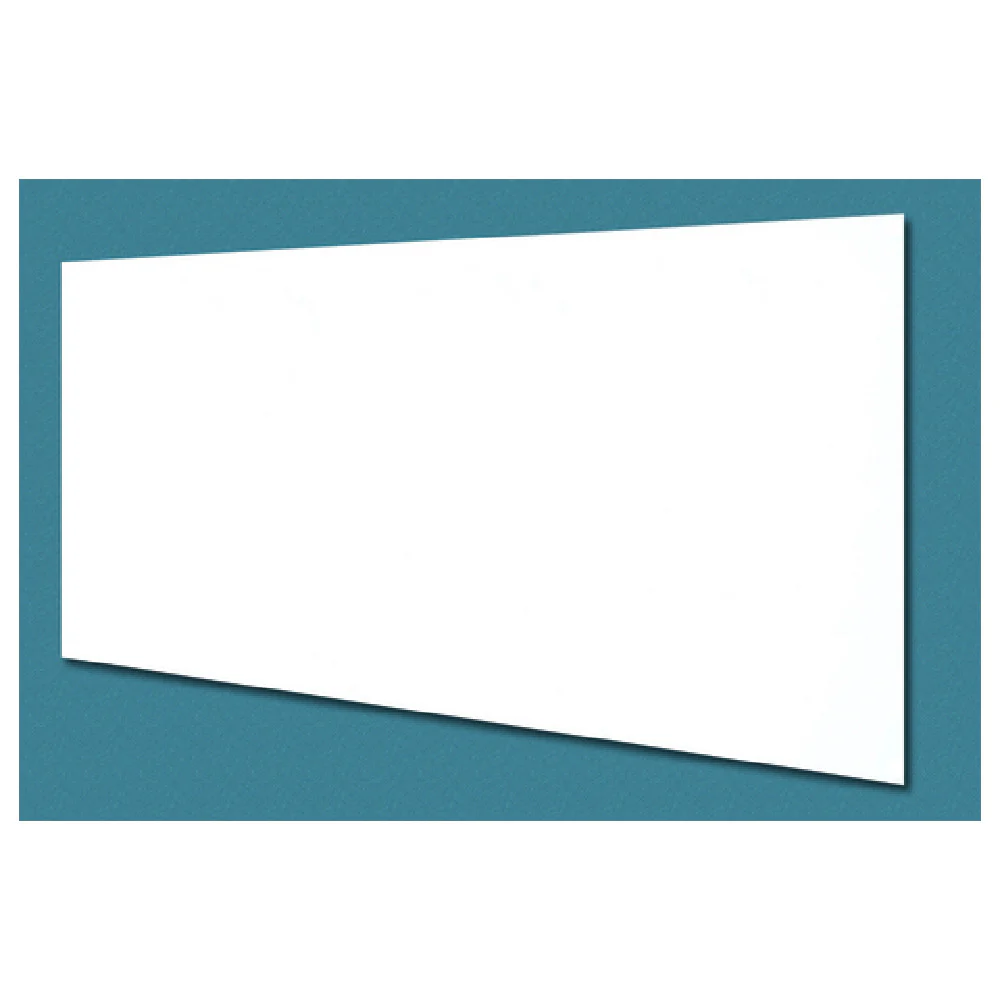 Aarco 3WGBM4872Z 72 Inch Magnetic Glass Markerboard with High Gloss Finish