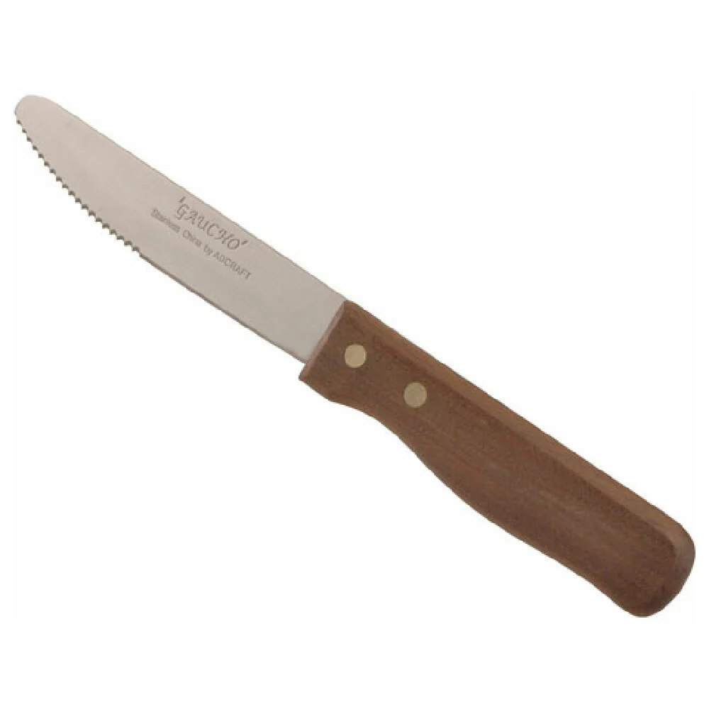 Adcraft WSK-60 10 Inch with Wood Handle Steak Knife Pack of 12 Adcraft WSK-60 10 Inch with Wood Handle Steak Knife Pack of 12