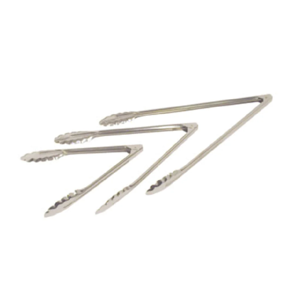 Admiral Craft LUT-16 16 Inch Utility Tongs Coil Spring Operated Stainless Steel Mirror Finish