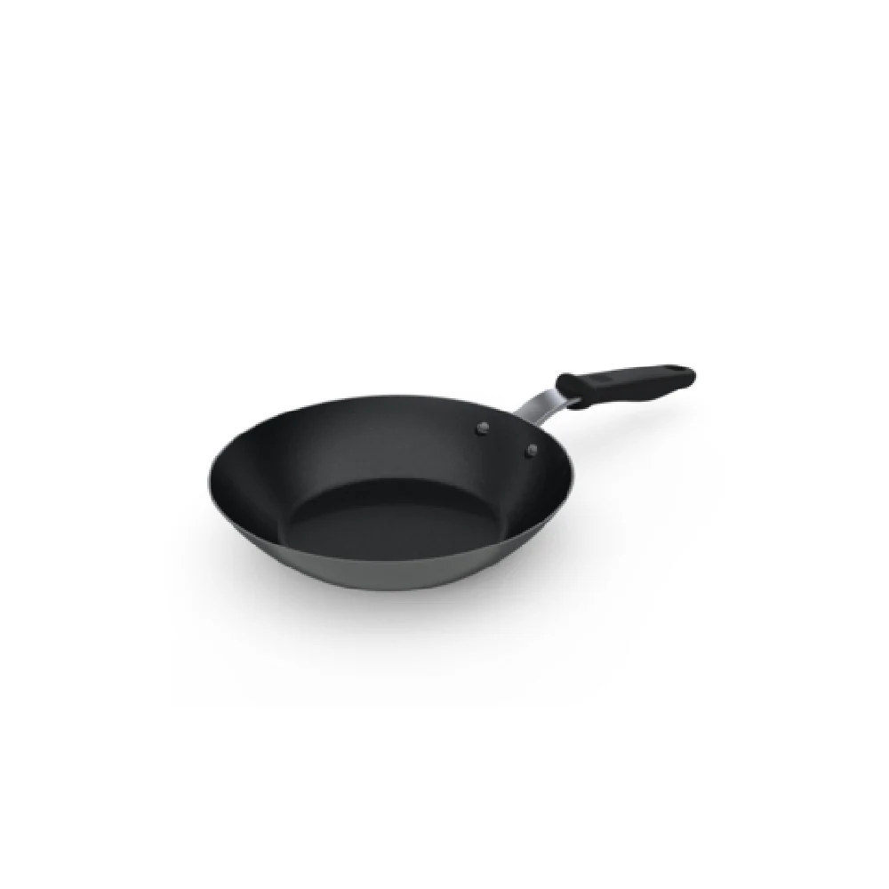 Vollrath 592311 11 Inch Fry Pan With SteelCoat Nonstick Coating Carbon Steel Black