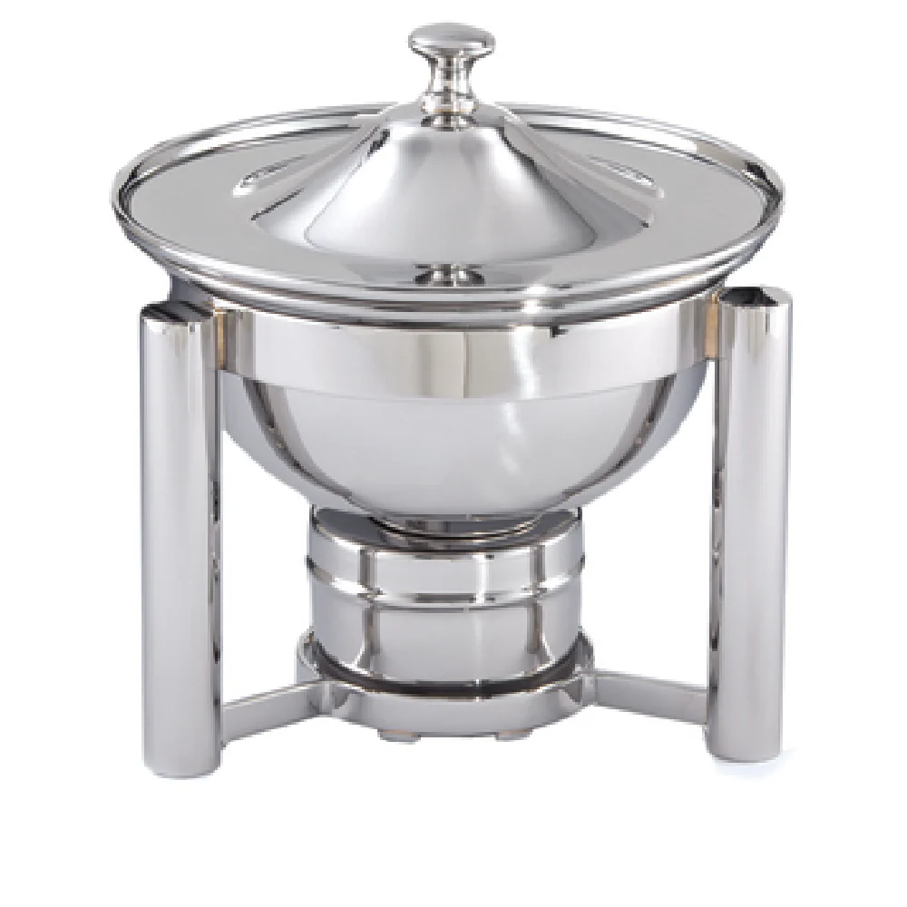 Steelite DW01QWSS 1.0 Quart Induction Ready Chafer Stainless Steel with Lift-off Cover