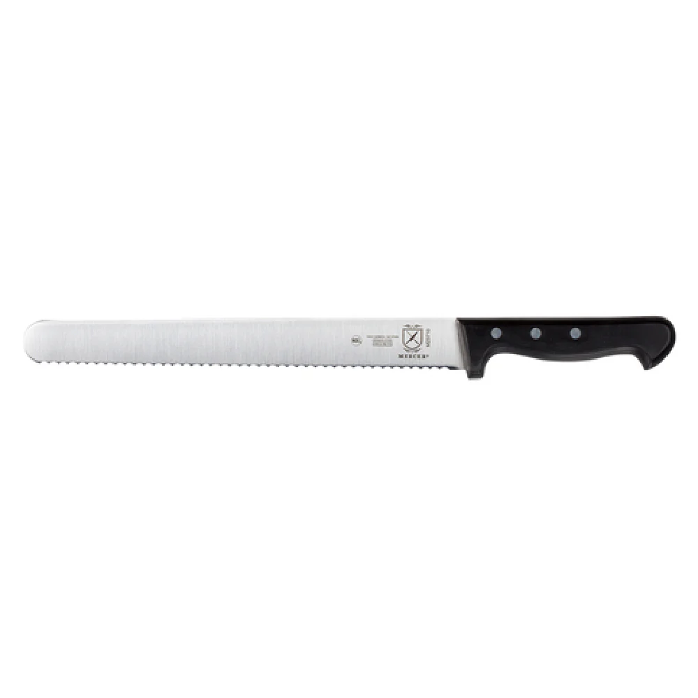 Mercer Culinary M23710 11 Inch High Carbon German Steel Knife with Wavy Edge