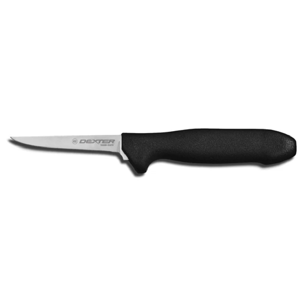 Dexter Russell STP153HG 3-1/2 Inch High Carbon Paring Knife Black Polypropylene Handle