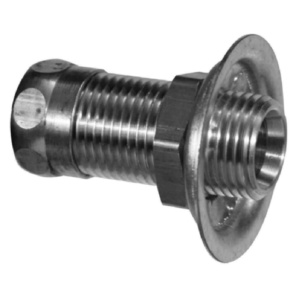 Fisher 2200-0000 1/2 Inch Slip Joint Kit Nipple with Locknut and Washer