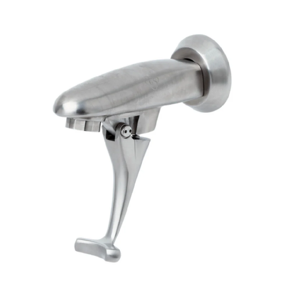T&S Brass S-1200 5 Inch Push Back Glass Filler Stainless Steel Dark Blue Arm T&S Brass S-1200 5 Inch Push Back Glass Filler Stainless Steel Dark Blue Arm