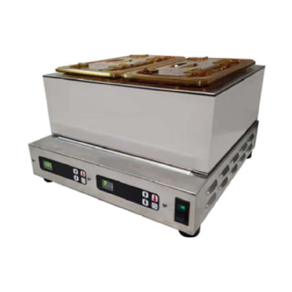 Carter Hoffmann MT23-6_120/60/1 15 Inch Wide Electric Heated Cabinet with High Temp Amber Pans