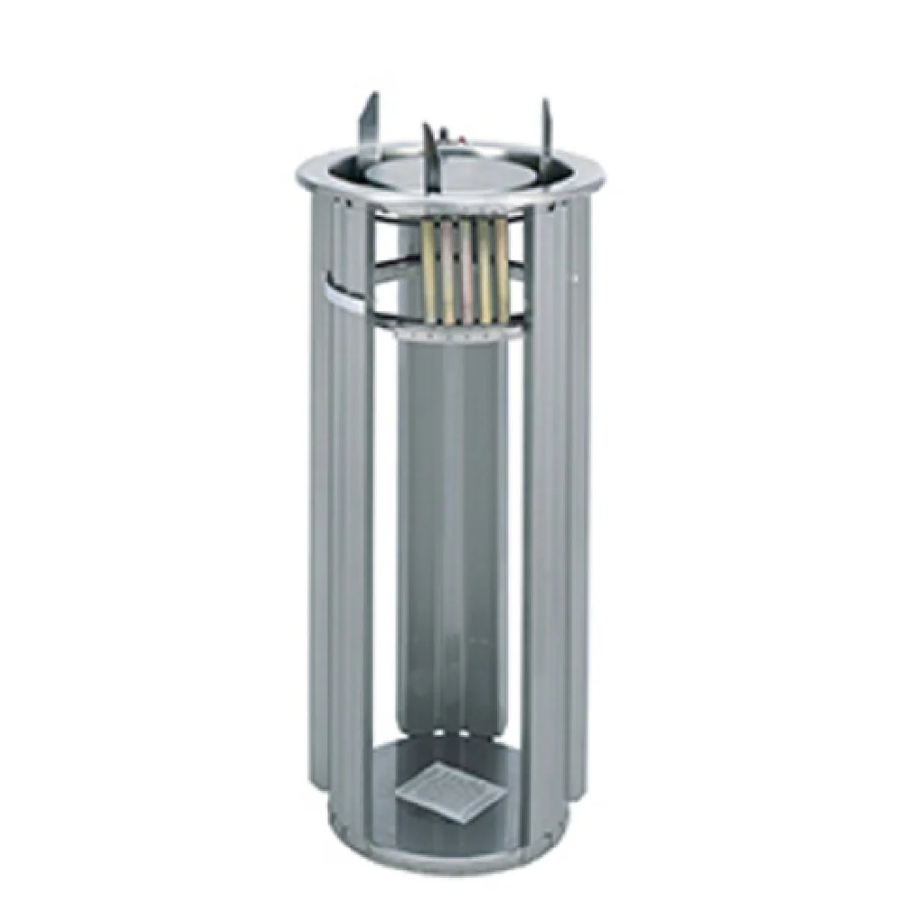 Eagle 381137 10-5/8 Inch Adjustable Plate Dispenser Unheated Open Base Stainless Steel and Aluminum Eagle 381137 10-5/8 Inch Adjustable Plate Dispenser Unheated Open Base Stainless Steel and Aluminum