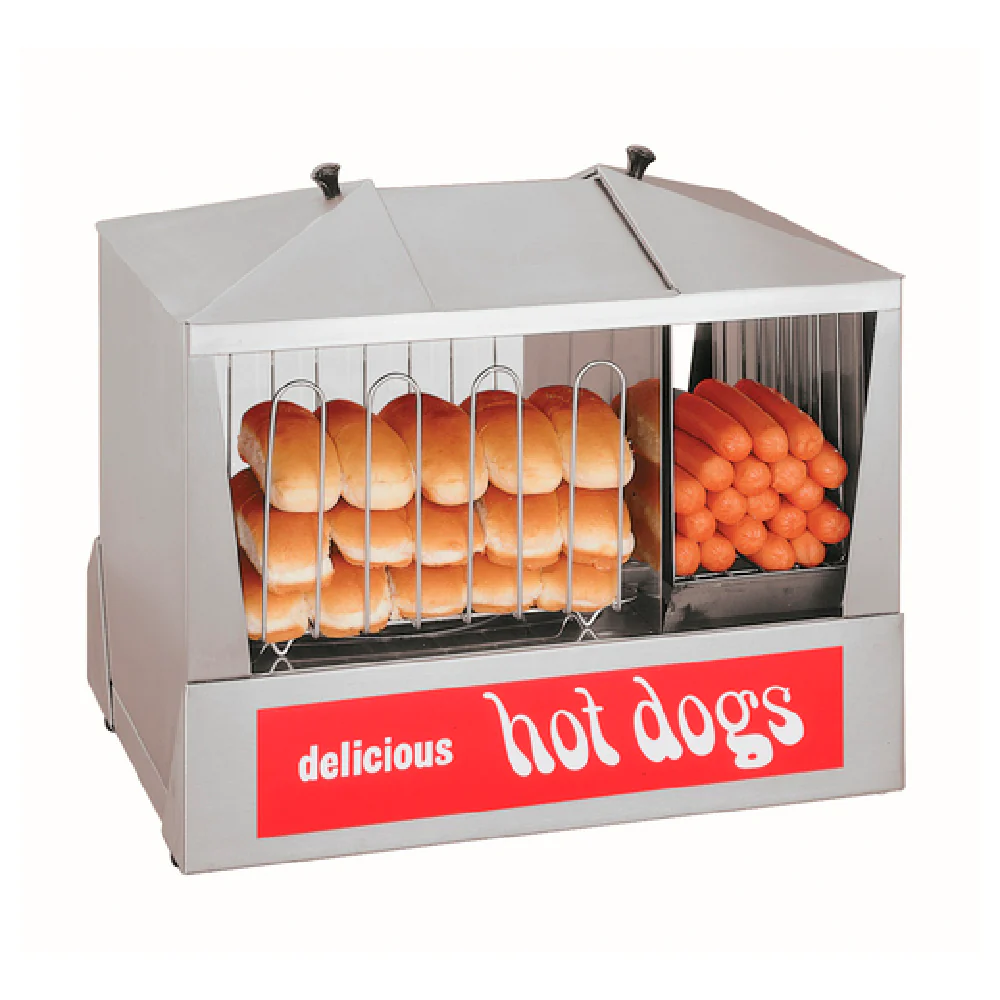 Star 35SSC_230/50/1 18 Inch Hot Dog Steamer and Bun Warmer Electric Stainless Steel Star 35SSC_230/50/1 18 Inch Hot Dog Steamer and Bun Warmer Electric Stainless Steel