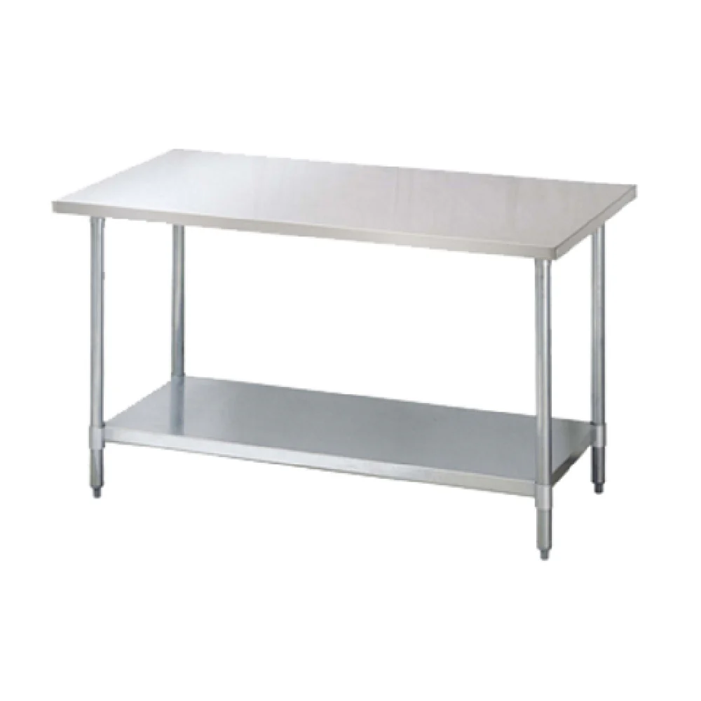 Turbo Air TSW-2472SS 72 Inch Work Table with Turned Down Edges Stainless Steel