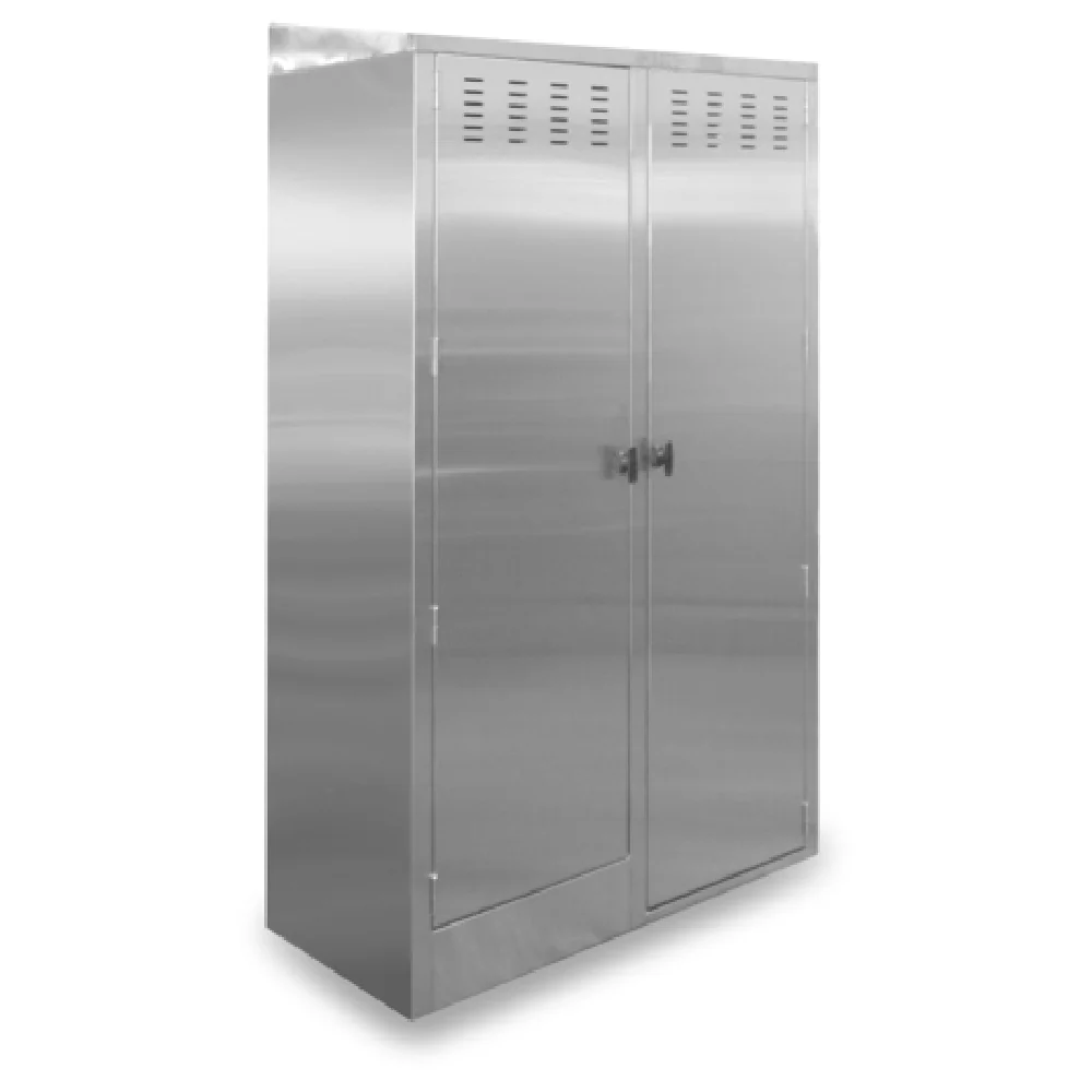 John Boos PBJC-224884-R-X 48 Inch Mop Sink Cabinet with Lockable Doors