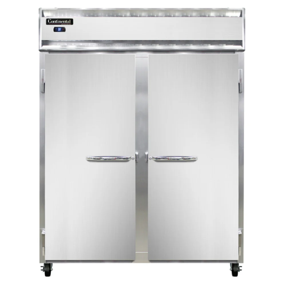 Continental Refrigerator 2RESNSS 57 Inch Stainless Steel Refrigerator Two Section with Self-Contained Refrigeration Continental Refrigerator 2RESNSS 57 Inch Stainless Steel Refrigerator Two Section with Self-Contained Refrigeration