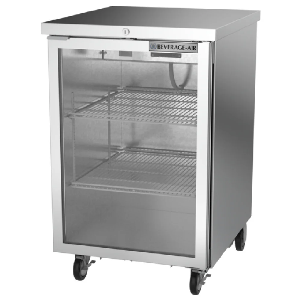 Beverage Air BB24HC-1-G-S 24 Inch Refrigerated Back Bar Cabinet 7.66 cu ft with Glass Door Beverage Air BB24HC-1-G-S 24 Inch Refrigerated Back Bar Cabinet 7.66 cu ft with Glass Door