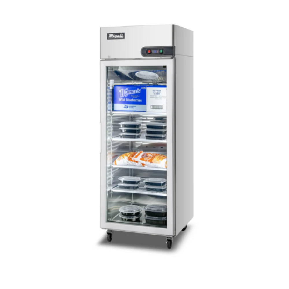 Migali Industries C-1FG-HC 28 Inch Freezer Reach-In 21.4 cu ft with Glass Door Migali Industries C-1FG-HC 28 Inch Freezer Reach-In 21.4 cu ft with Glass Door