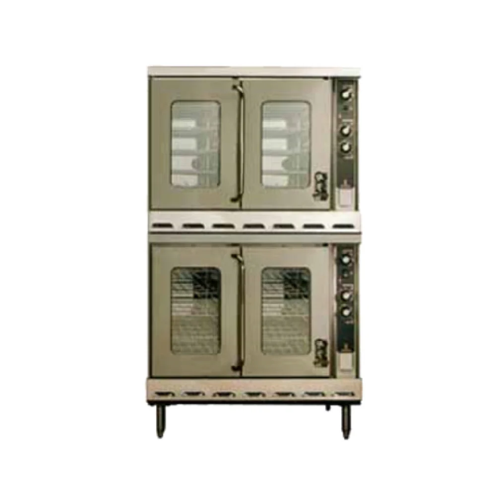 Montague Company HX2-63AH 38 Inch Gas Convection Oven Double-deck with Two-speed Motor 126000 BTU