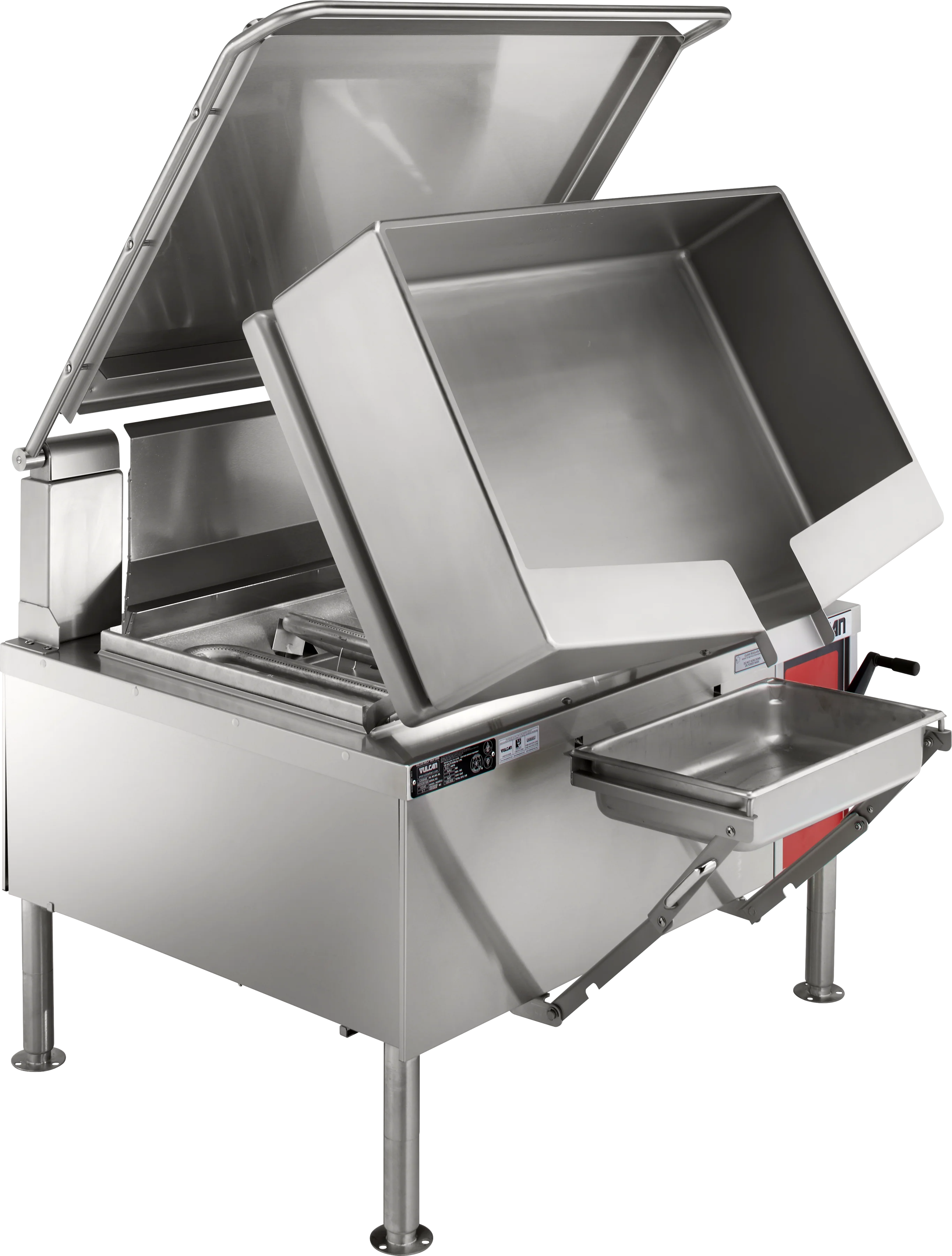 Vulcan VG40_LP 46 Inch Gas Braising Pan with Manual Tilt 120000 BTU Vulcan VG40_LP 46 Inch Gas Braising Pan with Manual Tilt 120000 BTU