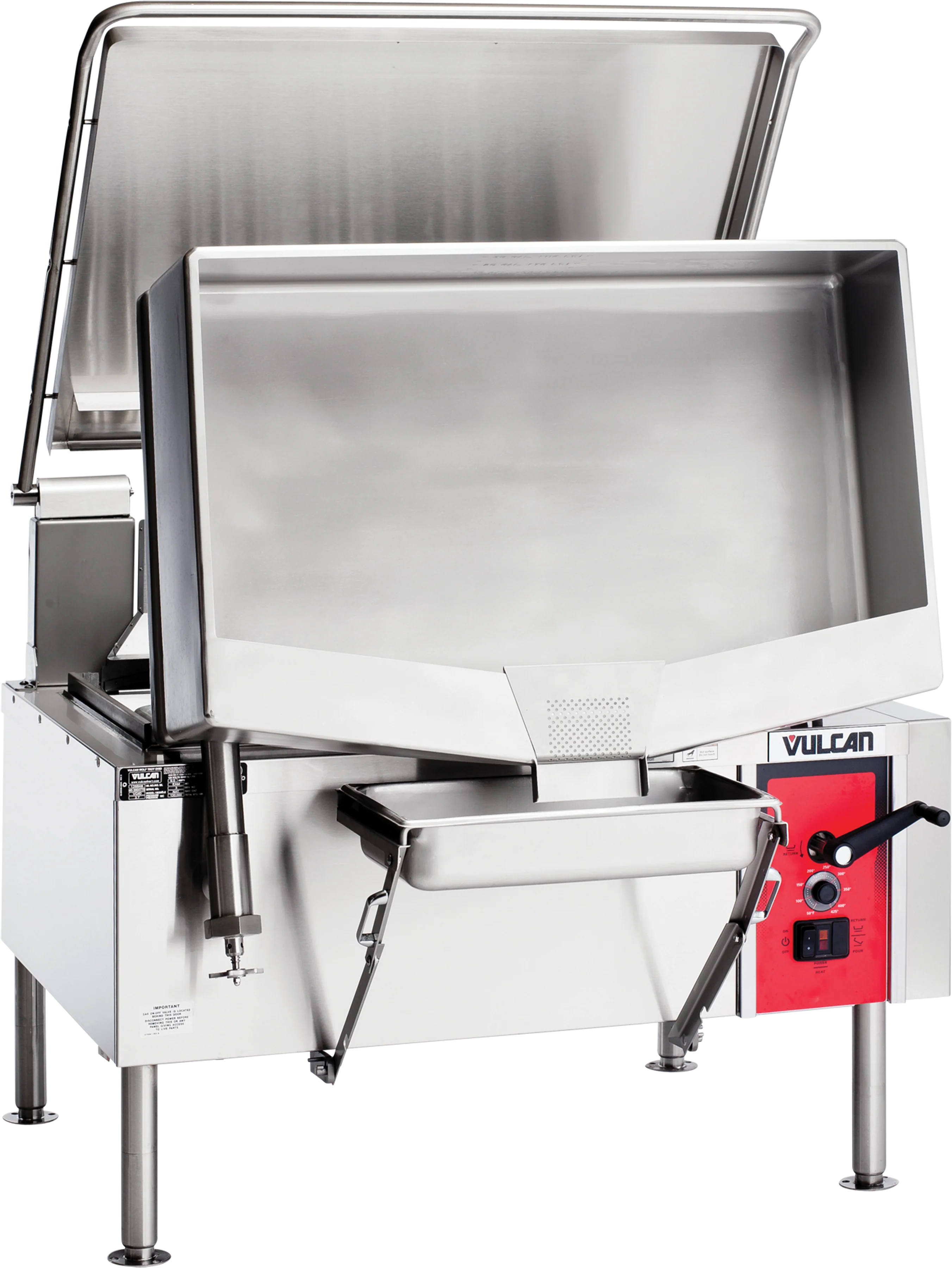 Vulcan VG40_LP 46 Inch Gas Braising Pan with Manual Tilt 120000 BTU Vulcan VG40_LP 46 Inch Gas Braising Pan with Manual Tilt 120000 BTU