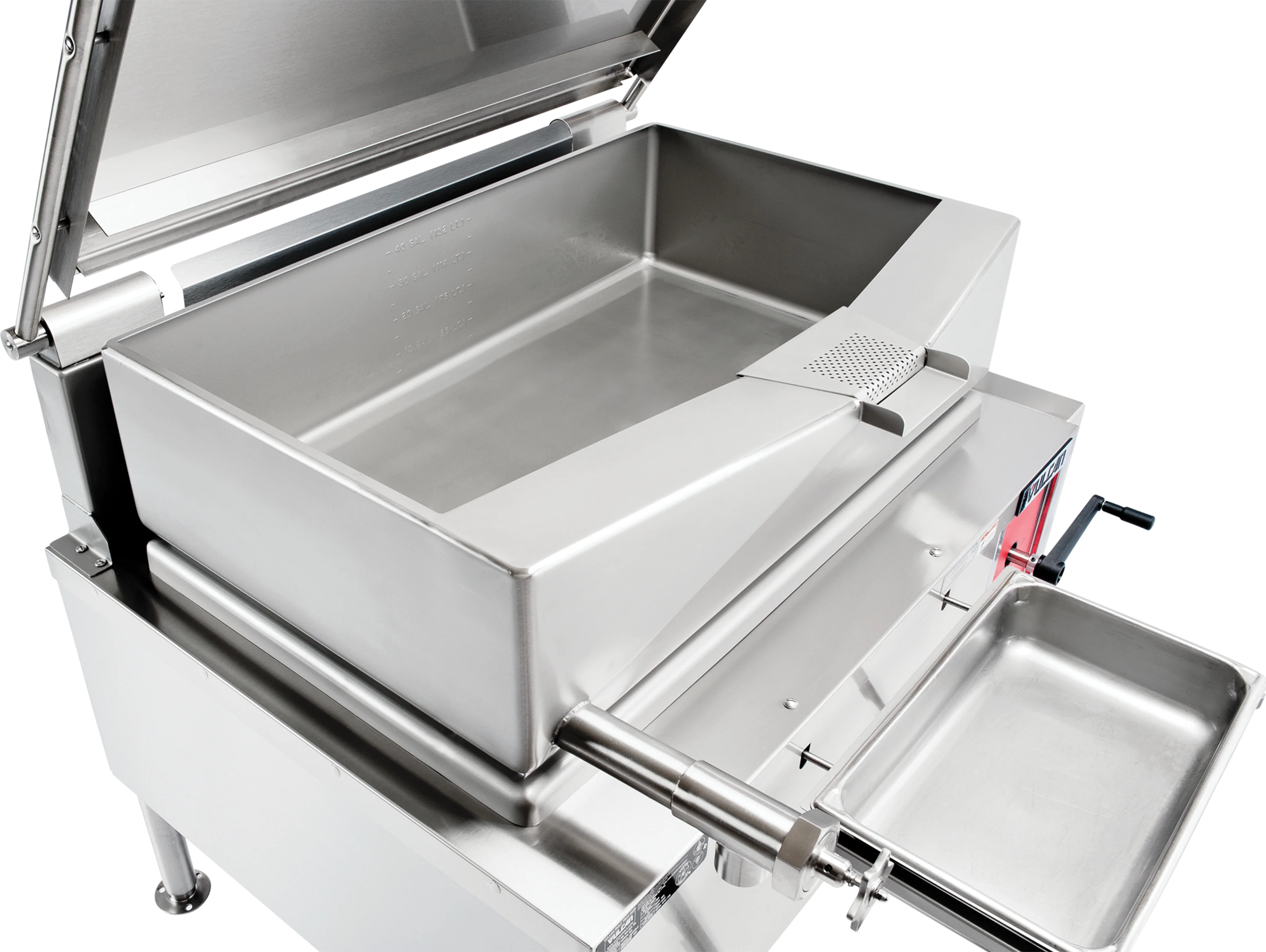 Vulcan VG40_LP 46 Inch Gas Braising Pan with Manual Tilt 120000 BTU Vulcan VG40_LP 46 Inch Gas Braising Pan with Manual Tilt 120000 BTU