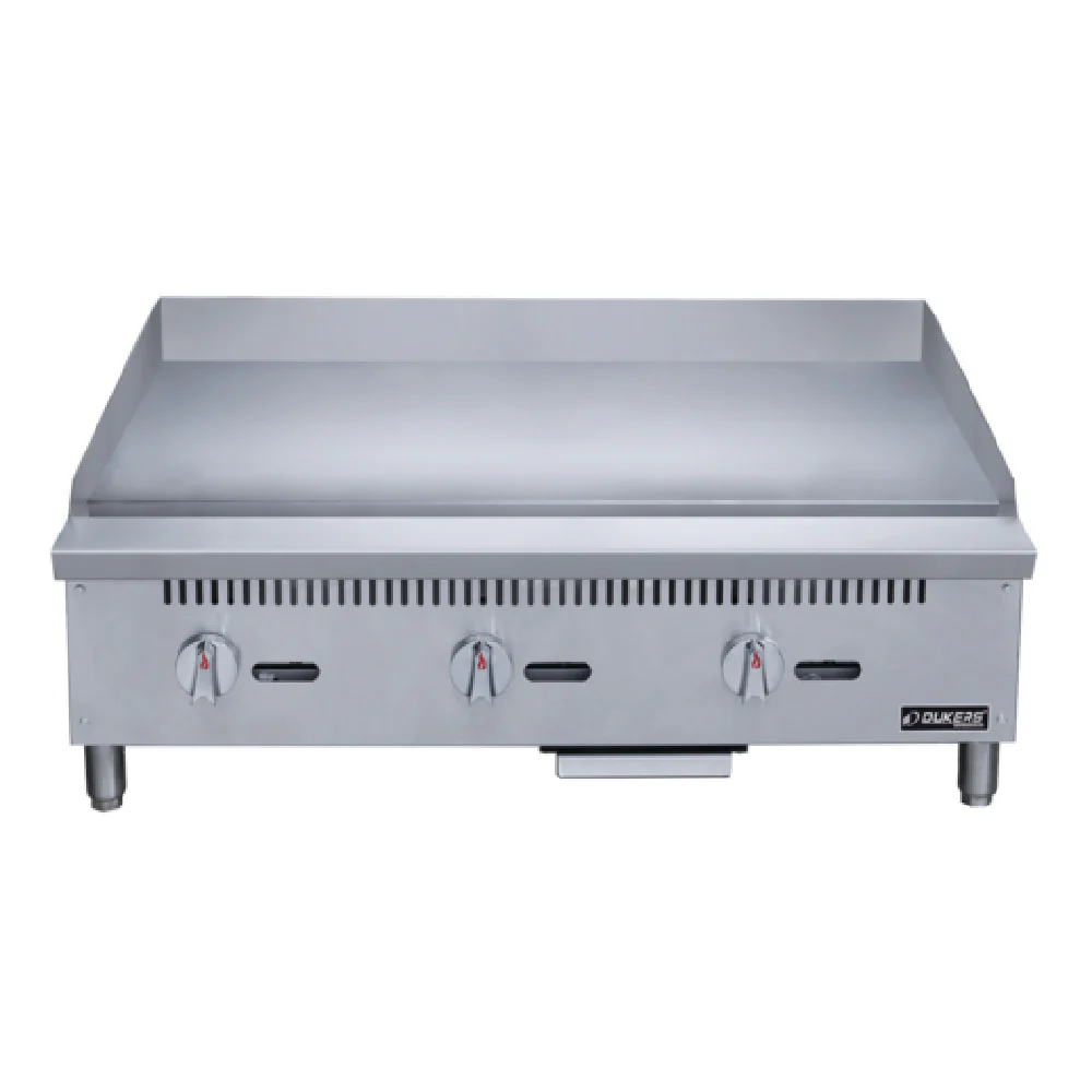 DCGM36 36 Inch Griddle Gas Countertop with 3 Burners 90000 BTU