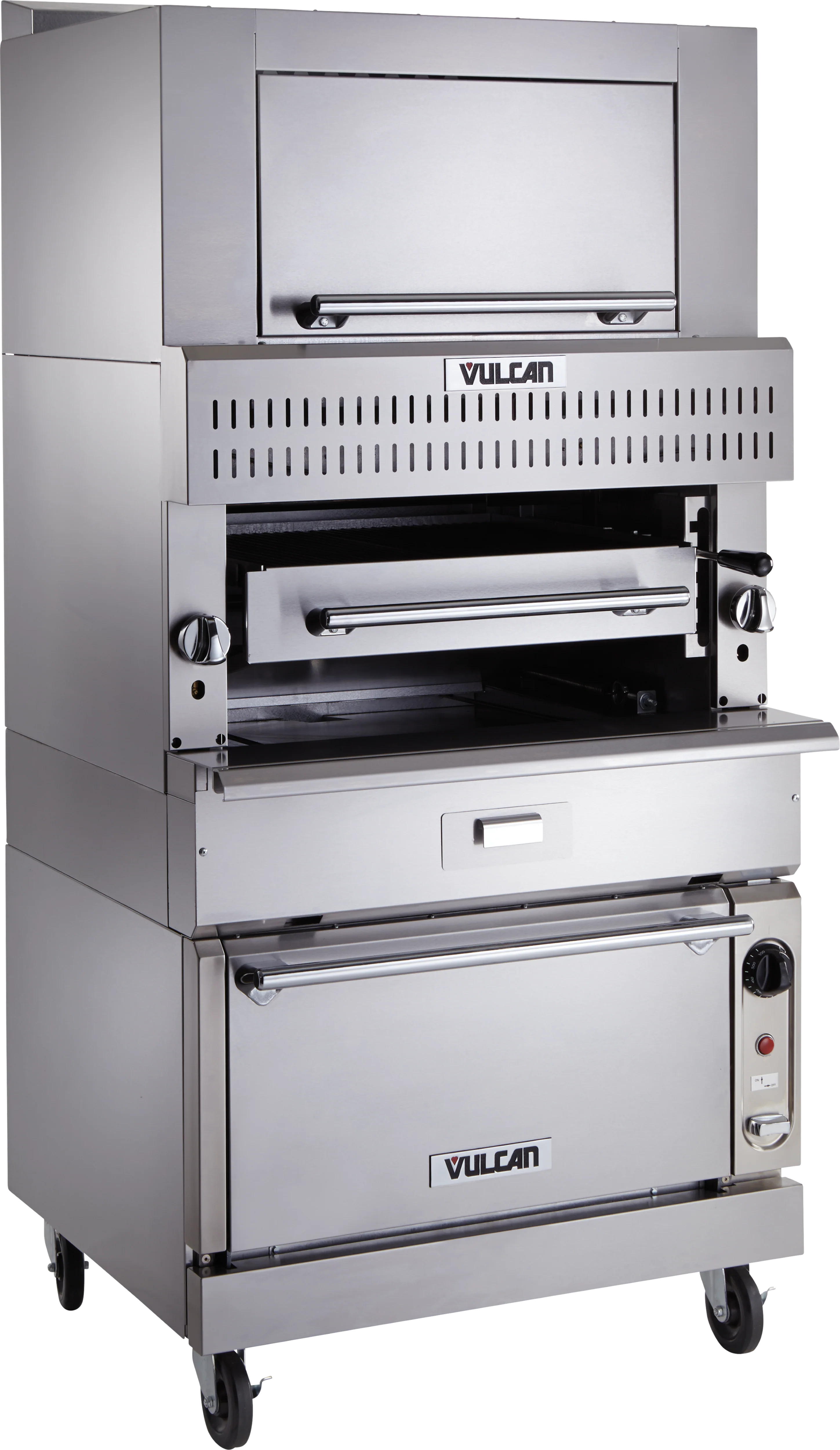 Vulcan VIR1SF_NAT 36 Inch Standard Oven Gas Broiler with Infrared Burners 150000 BTU