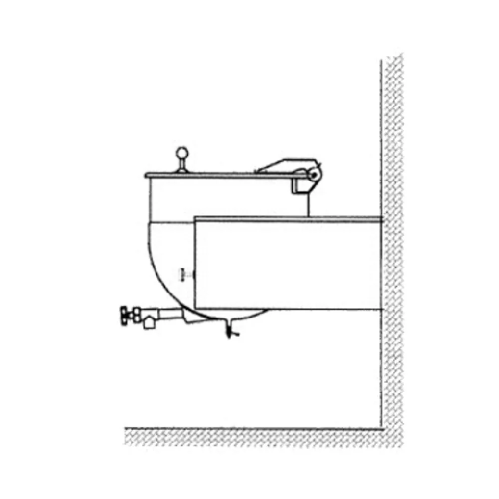 Legion LTWC-80 80 Gallon Gas Stationary Direct Steam Kettle 304 Stainless Steel with 2/3 Jacket Legion LTWC-80 80 Gallon Gas Stationary Direct Steam Kettle 304 Stainless Steel with 2/3 Jacket