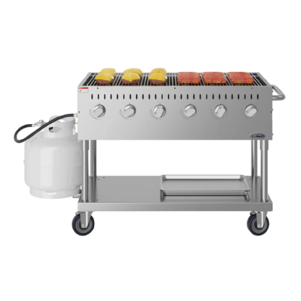 Koolmore KM-CGM-48 47-3/5 Inch Gas Outdoor Grill with 6 Burners 16000 BTU Koolmore KM-CGM-48 47-3/5 Inch Gas Outdoor Grill with 6 Burners 16000 BTU