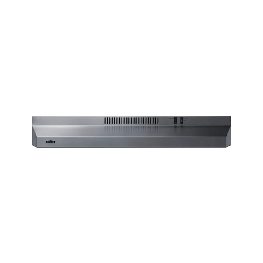 Summit H36RSS 36 Inch Convertible Range Hood Electric Exhaust Hood Stainless Steel with Two-speed Fan
