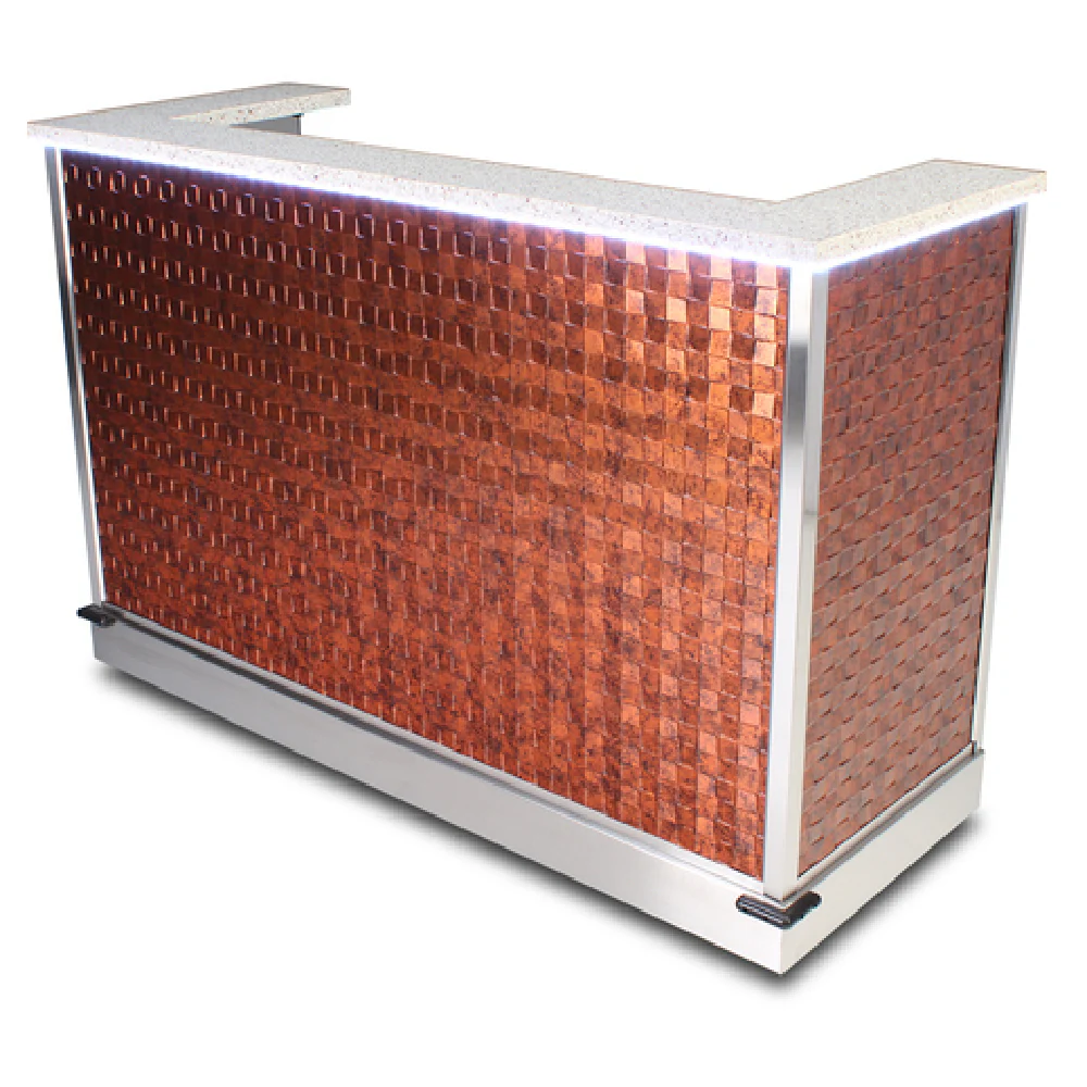 Forbes Industries 4866L-6-TREND 72 Inch Mobile Bar with Sink Stainless Steel
