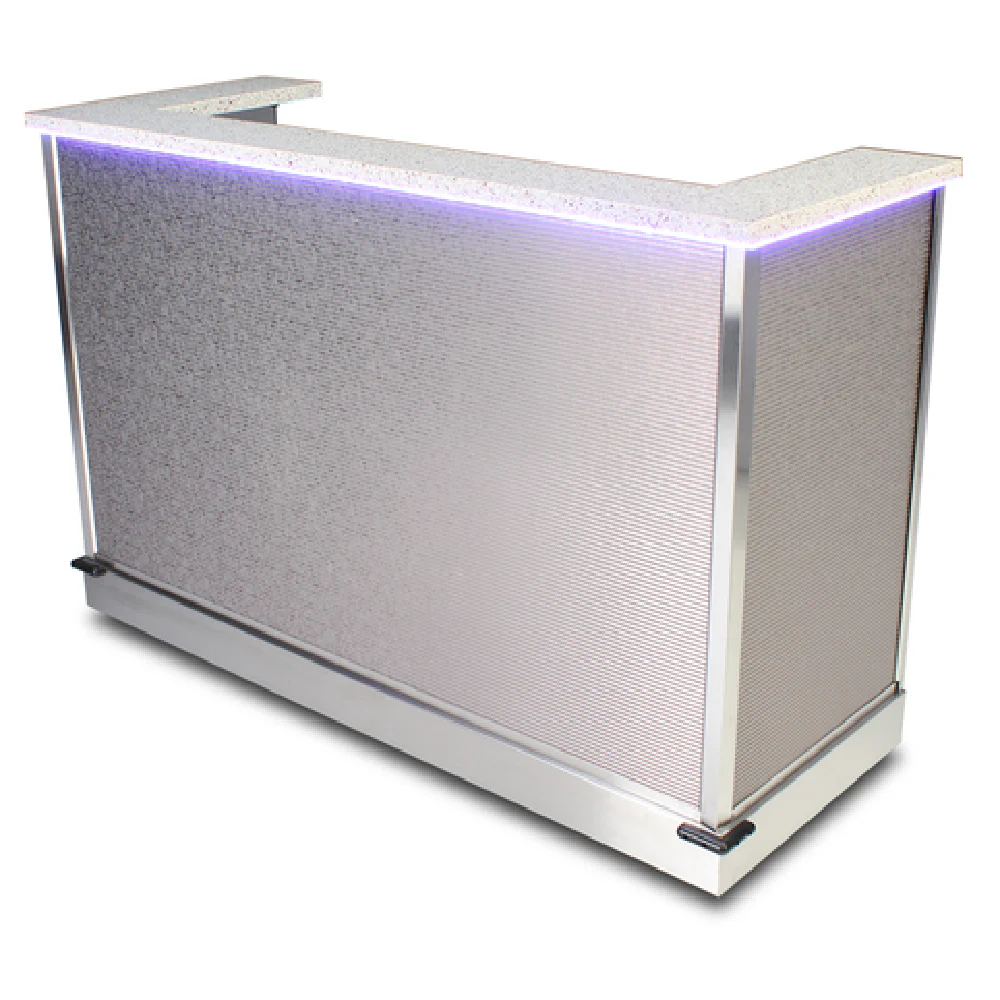 Forbes Industries 4866L-6-TREND 72 Inch Mobile Bar with Sink Stainless Steel Forbes Industries 4866L-6-TREND 72 Inch Mobile Bar with Sink Stainless Steel