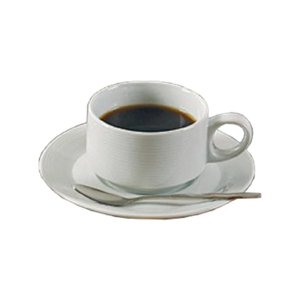 Yanco PA-001 7 Oz Porcelain Round Cup Stackable Dishwasher Oven Safe
