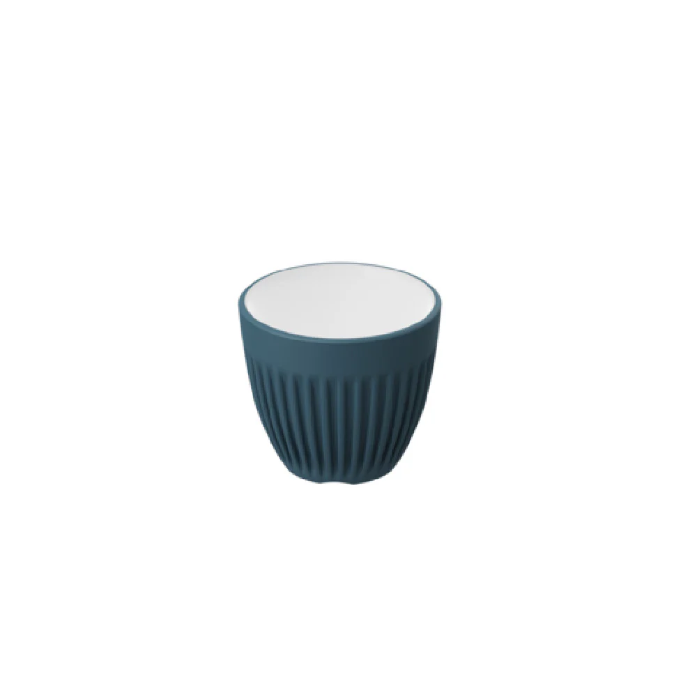 BauscherHepp TBL5016 3.2 Oz Melamine Espresso Cup Chip Stain Resistant Gray