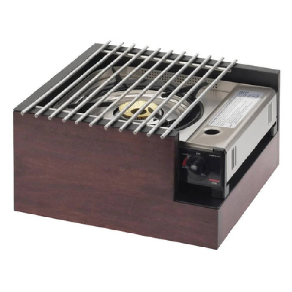 Cal Mil 1556-52 14 Inch Butane Stove Frame Only Stainless Steel with Stable Design Cal Mil 1556-52 14 Inch Butane Stove Frame Only Stainless Steel with Stable Design