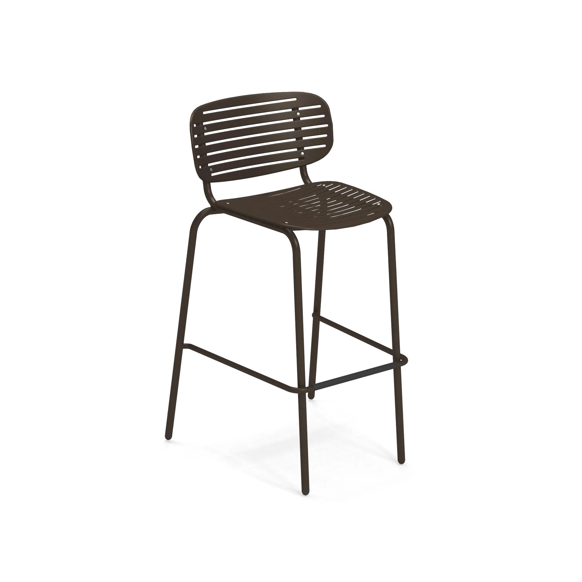 emuamericas, llc E649-41 22 Inch Mom Stacking Barstool Outdoor Steel Cut-out Back emuamericas, llc E649-41 22 Inch Mom Stacking Barstool Outdoor Steel Cut-out Back