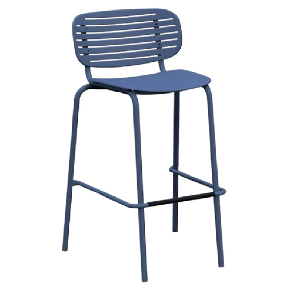 emuamericas, llc E649-41 22 Inch Mom Stacking Barstool Outdoor Steel Cut-out Back emuamericas, llc E649-41 22 Inch Mom Stacking Barstool Outdoor Steel Cut-out Back