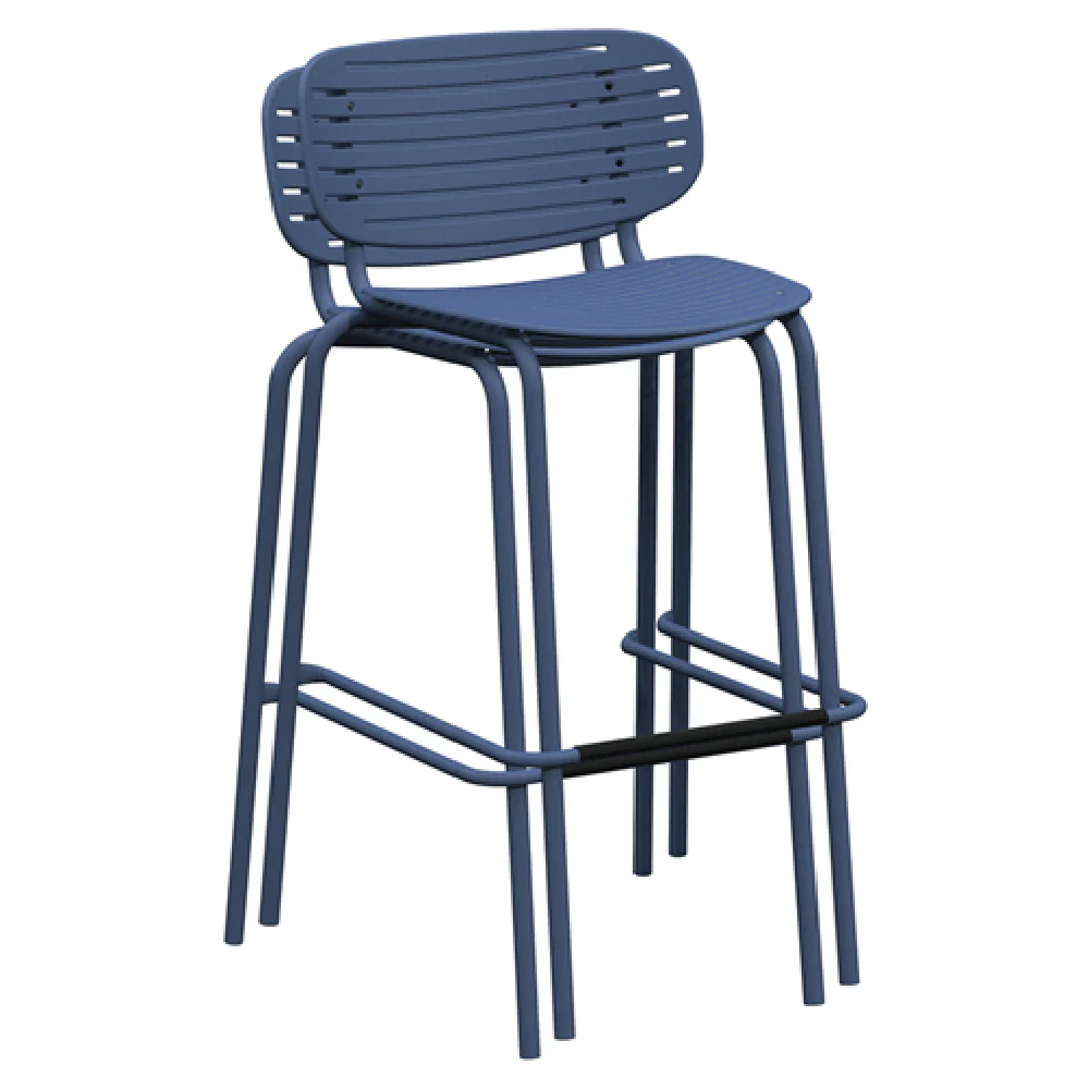 emuamericas, llc E649-41 22 Inch Mom Stacking Barstool Outdoor Steel Cut-out Back emuamericas, llc E649-41 22 Inch Mom Stacking Barstool Outdoor Steel Cut-out Back