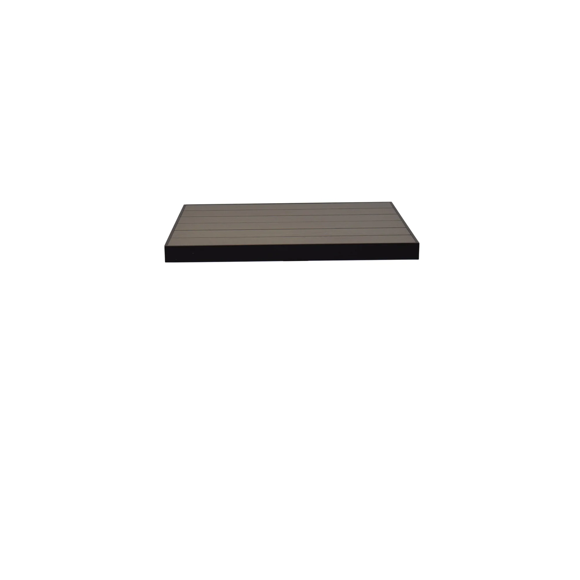 emuamericas llc A1490-24-400 26 Inch Square Table Top Outdoor Wood-look Aluminum Slats emuamericas llc A1490-24-400 26 Inch Square Table Top Outdoor Wood-look Aluminum Slats