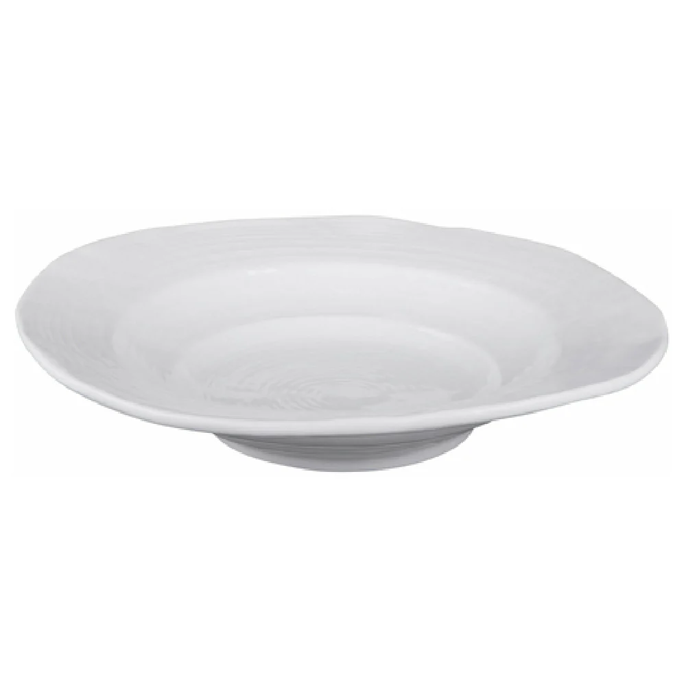 GET Enterprises DB11-W 22 Oz White Melamine Bowl Irregular Round 6 Packs
