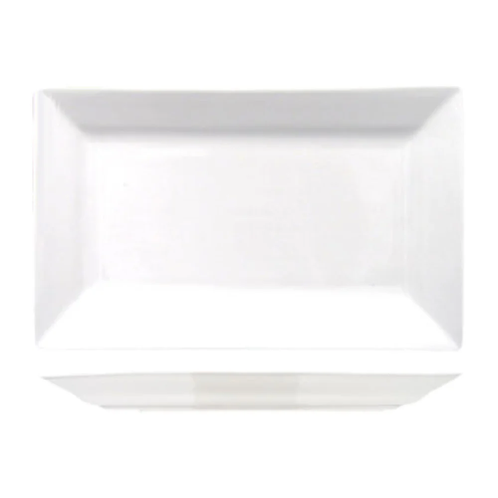 International Tableware EL-14 14 Inch Rectangular Platter Vintage White International Tableware EL-14 14 Inch Rectangular Platter Vintage White
