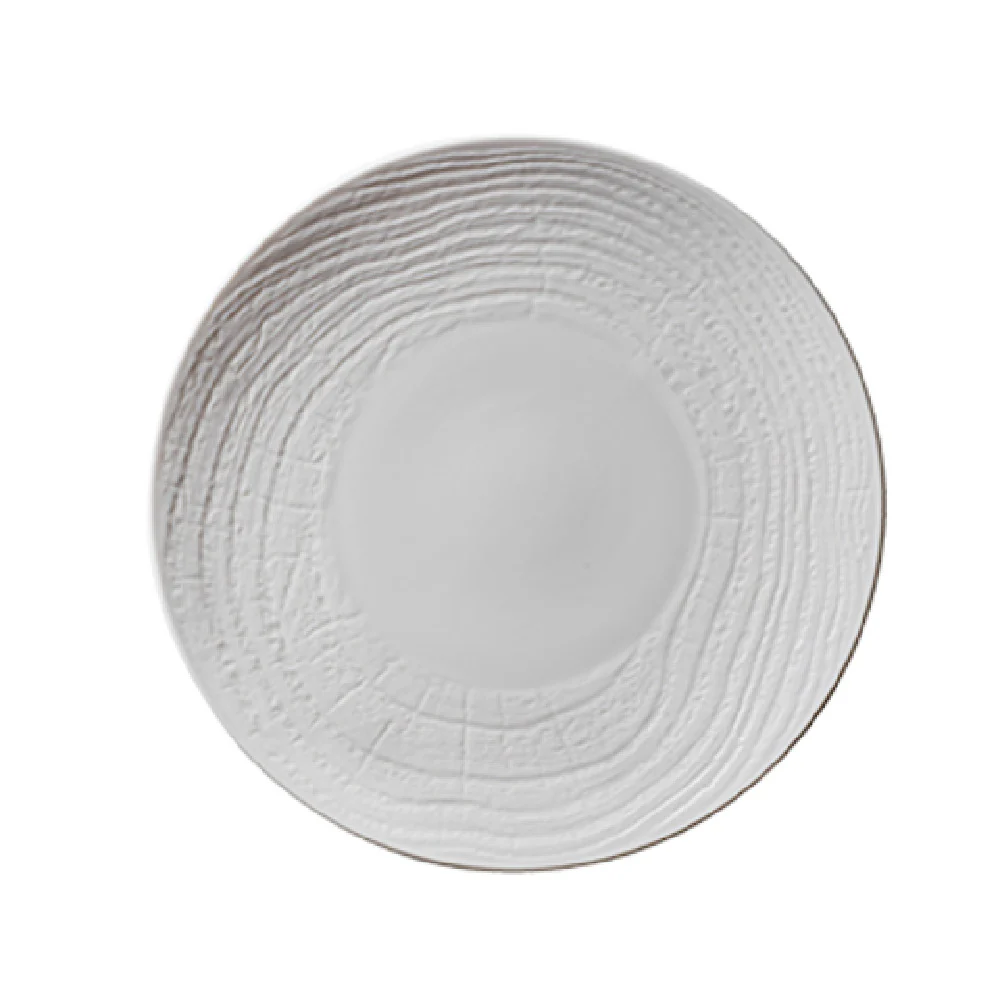 Revol 648279 11-1/4 Inch Diameter Dinner Plate Porcelain Ivory Glaze Revol 648279 11-1/4 Inch Diameter Dinner Plate Porcelain Ivory Glaze
