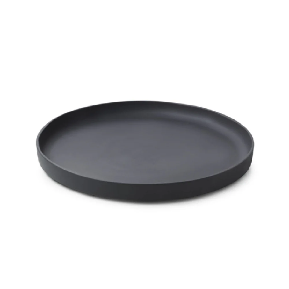 Revol 661385 Plate Ceramic Black Matt Slate Style 4 Packs Revol 661385 Plate Ceramic Black Matt Slate Style 4 Packs