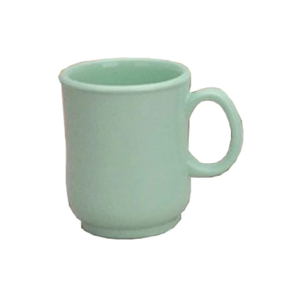 Yanco NS-901G 8 Oz Bulbous Mug Dishwasher Safe Green Melamine 4 Dozen Cases Yanco NS-901G 8 Oz Bulbous Mug Dishwasher Safe Green Melamine 4 Dozen Cases