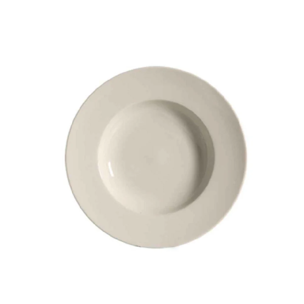 CAC China REC-121 12 Inch 18 Oz Round Pasta Bowl with Wide Rim Ceramic American White CAC China REC-121 12 Inch 18 Oz Round Pasta Bowl with Wide Rim Ceramic American White