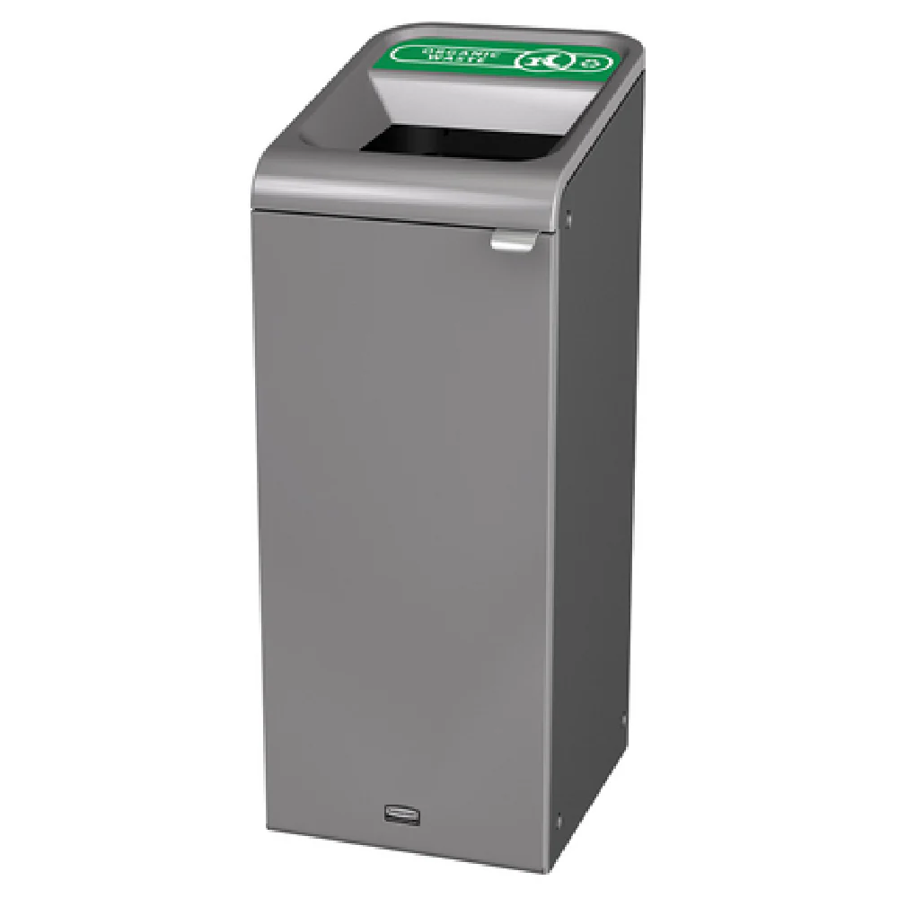 Rubbermaid Commercial Products 1961620 15 Gallon Indoor Recycling Container Steel Gray Rubbermaid Commercial Products 1961620 15 Gallon Indoor Recycling Container Steel Gray