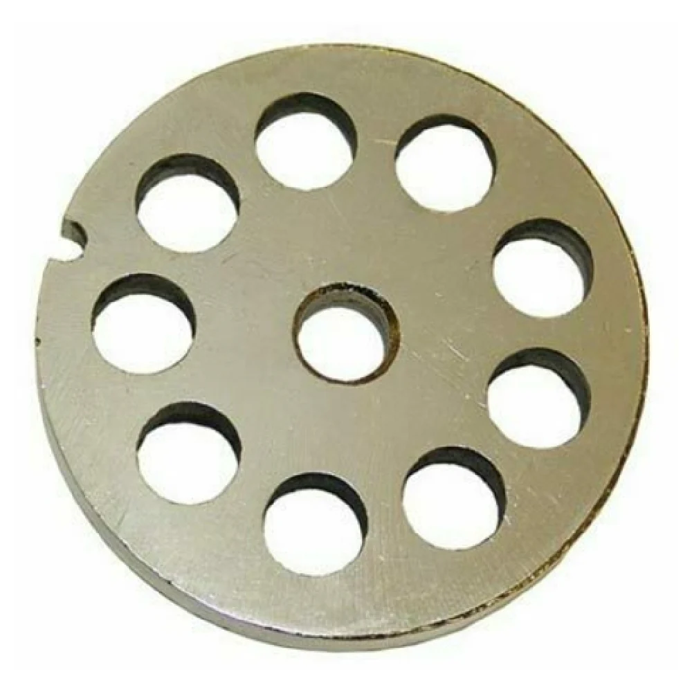 Alfa 32 1/2 HBLS Meat Chopper Plate Hub 32 1/2 Inch Hole Chrome/Vanadium Steel