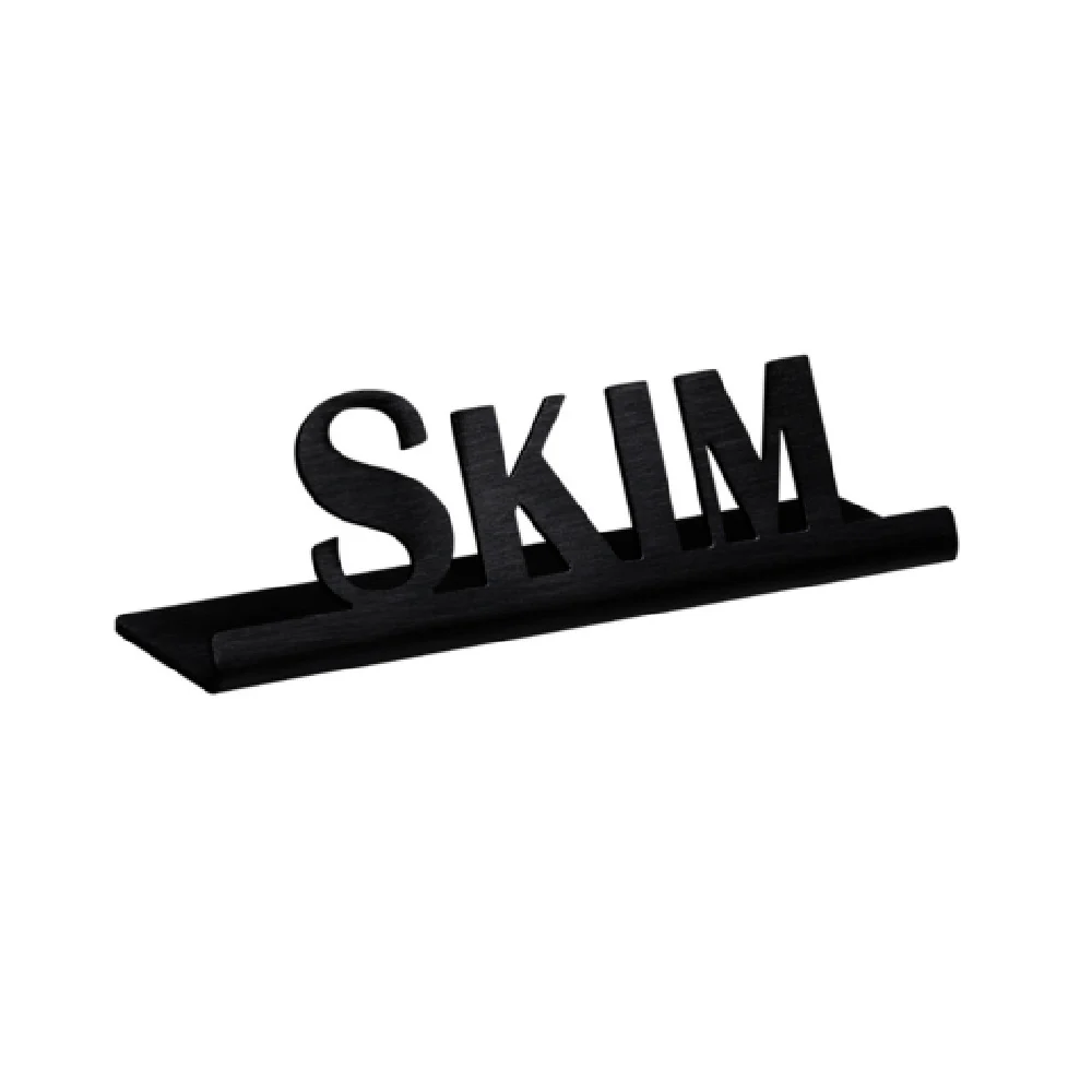 Service Ideas 1C-ST-SKIM-SIGN-BX 3.5 Inch Table Sign Skim Metal Laser-cut Black Onyx Service Ideas 1C-ST-SKIM-SIGN-BX 3.5 Inch Table Sign Skim Metal Laser-cut Black Onyx