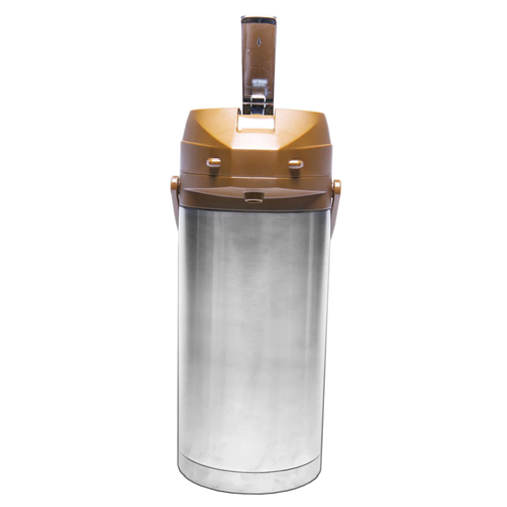 Service Ideas CTAL37BR 3.7 Liter Lever Airpot Vacuum Insulated Stainless Steel Brown