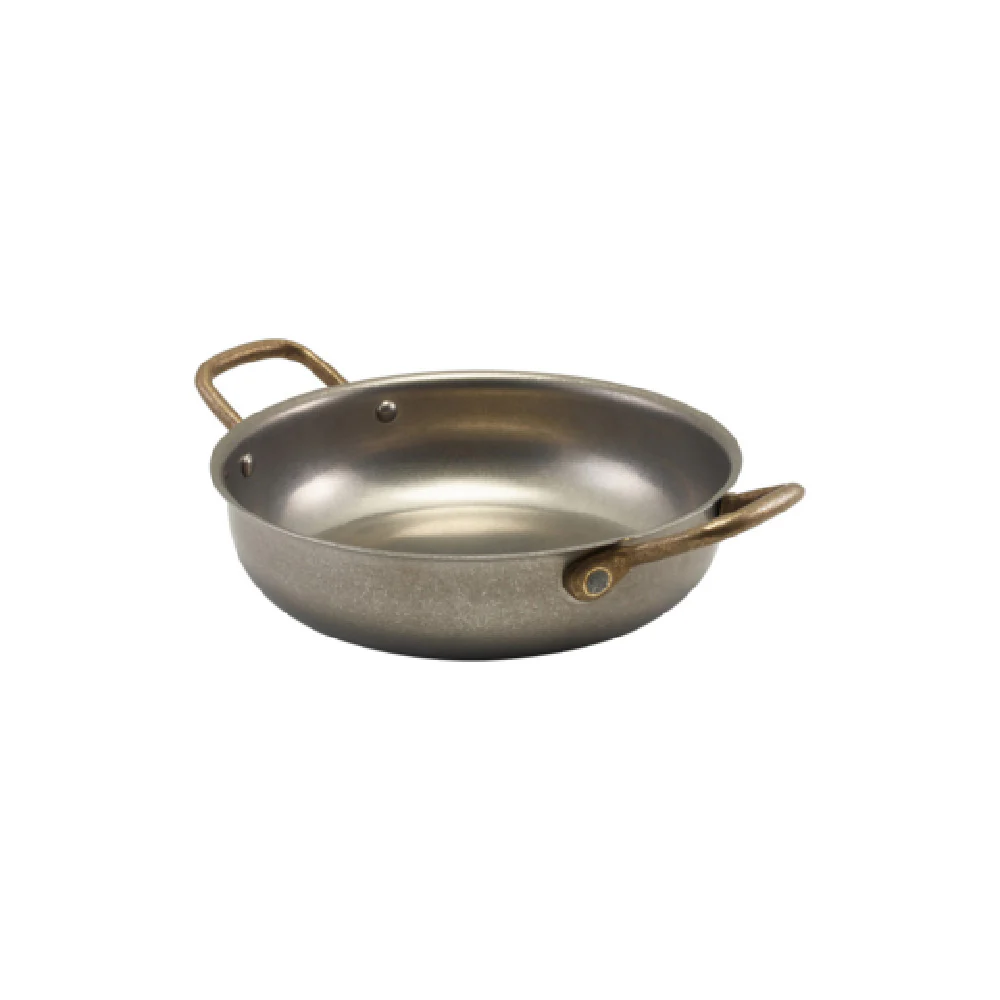 Steelite GWSRD19V 10-1/4 Inch Round Dish Vintage Stainless Steel
