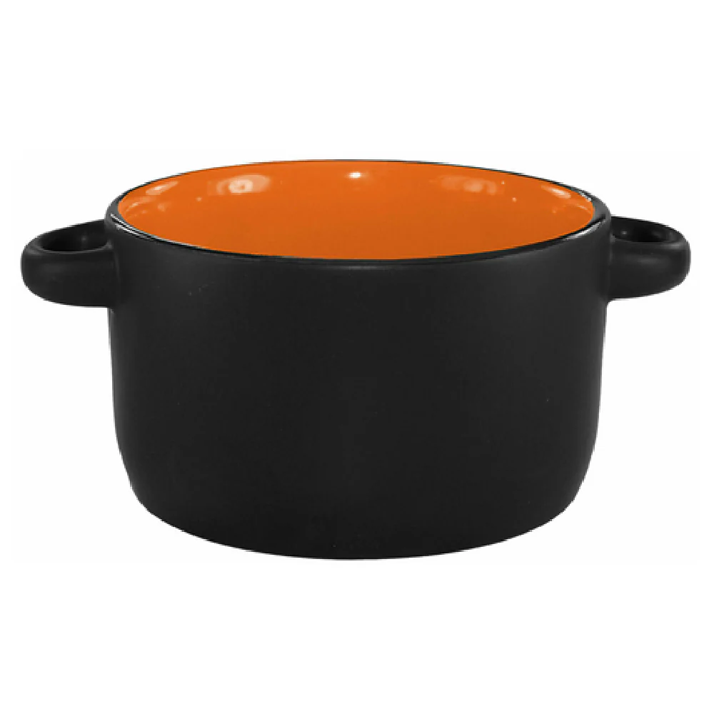 International Tableware 83567-2956/05MF-05C 11 Oz Soup Bowl Black Orange Lead Free International Tableware 83567-2956/05MF-05C 11 Oz Soup Bowl Black Orange Lead Free