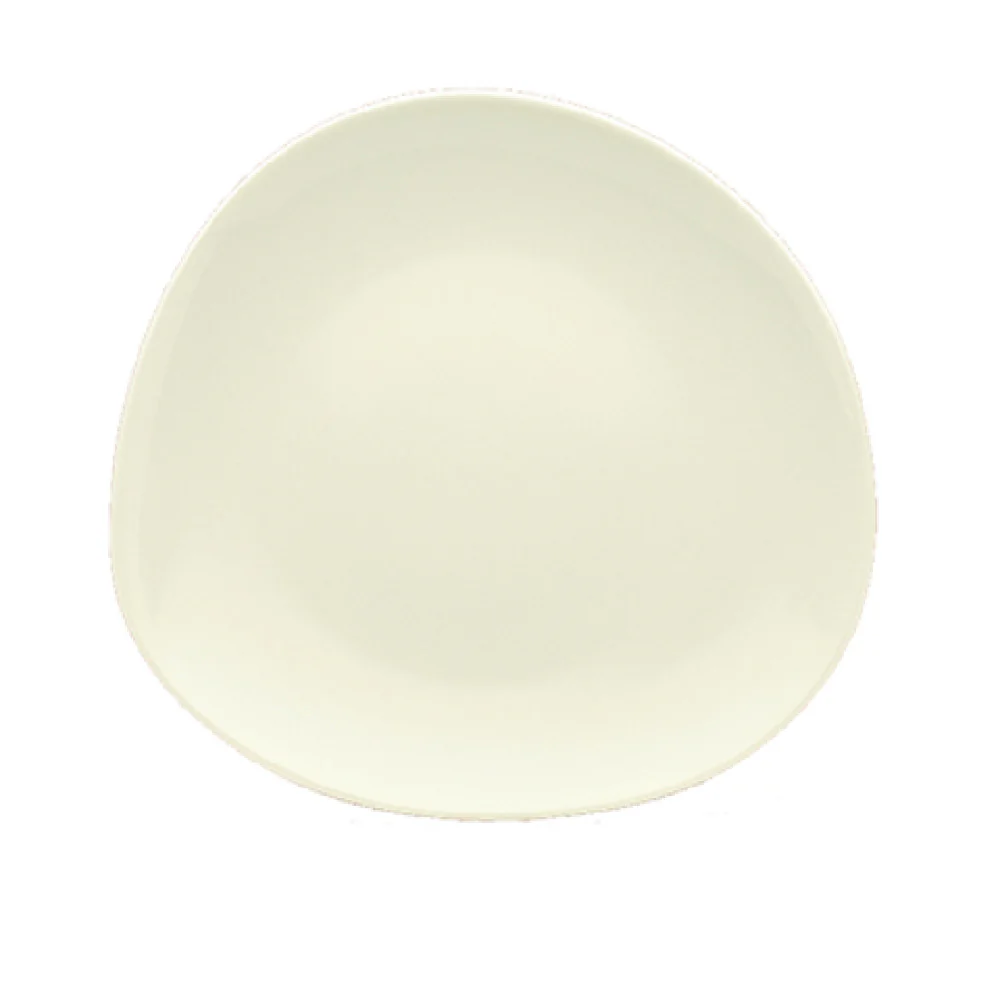 Libbey 9385709 3-1/2 Inch Diameter Plate with Wellcome Pattern Porcelain