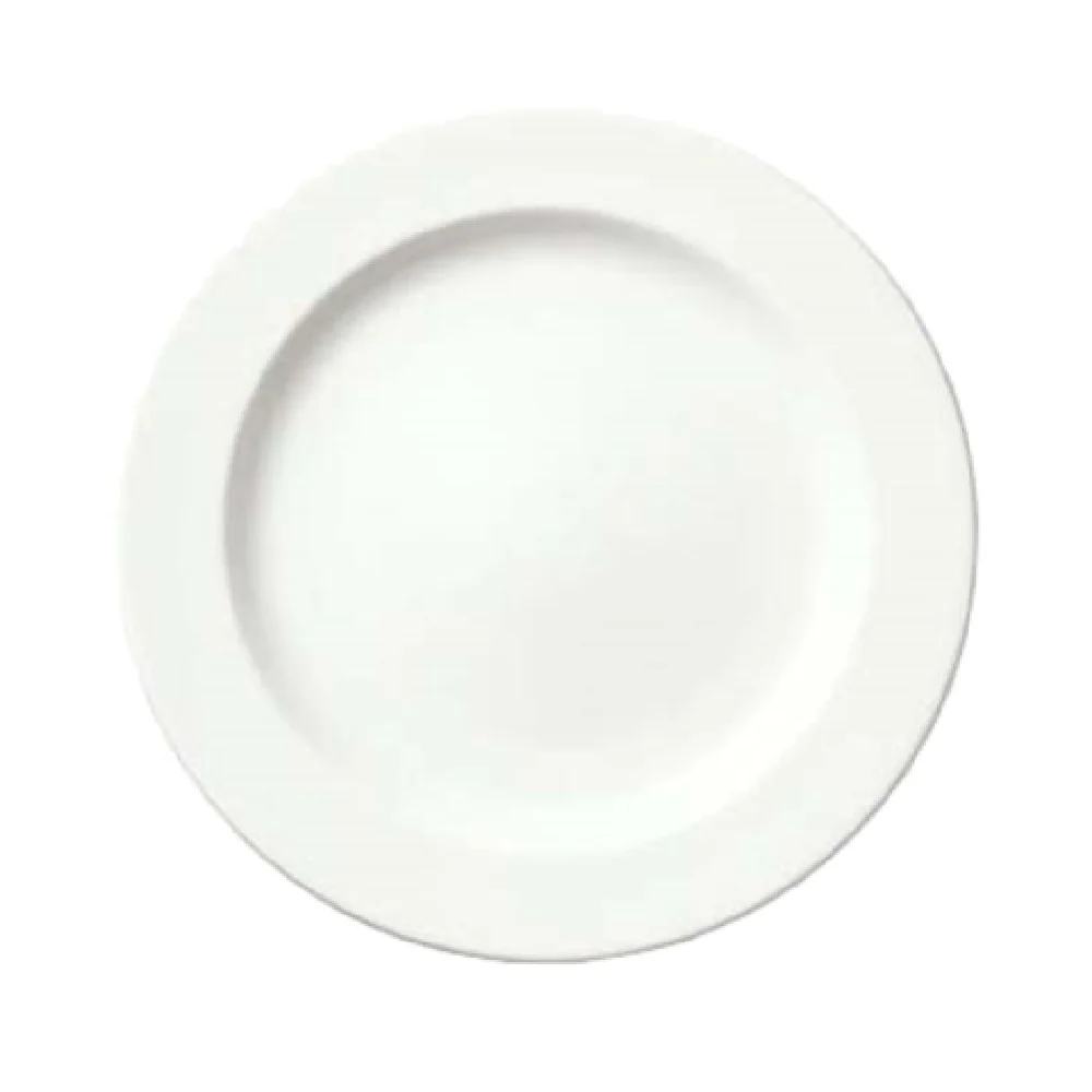 Libbey 905356900 8 Inch Round Plate Medium Rim Porcelain White Libbey 905356900 8 Inch Round Plate Medium Rim Porcelain White